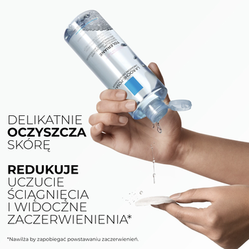 La Roche-Posay Eau Micellaire Toleriane, płyn micelarny dla skóry wrażliwej i reaktywnej, 400 ml