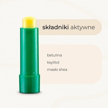Sylveco, miętowa pomadka z peelingiem z betuliną, 4,6 g