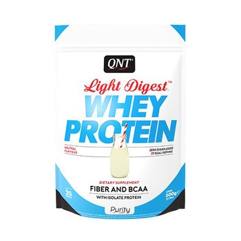 QNT Light Digest Whey Protein, proszek, smak naturalny, 500 g