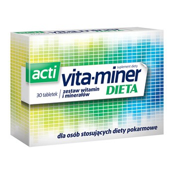 Acti Vita-miner Dieta, tabletki, 30 szt.
