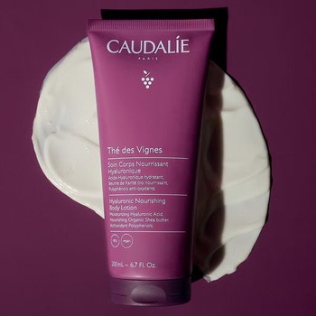 Caudalie The des Vignes, nawilżający balsam do ciała z kwasem hialuronowym, 400 ml