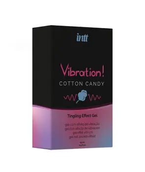 Intt Vibration! Cotton Candy, żel stymulujący, 15 ml