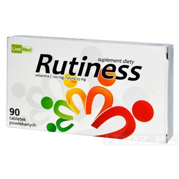 Rutiness, tabletki powlekane, LiveMed, 90 szt