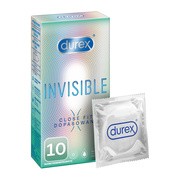 alt Durex Invisible Close Fit, prezerwatywy dopasowane, 10 szt.