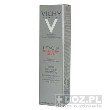 Vichy Liftactiv Retinol HA, krem przeciw zmarszczkom pod oczy, 15ml