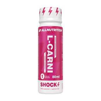 L-Carni Shock Shot, płyn, smak winogronowy, 80 ml