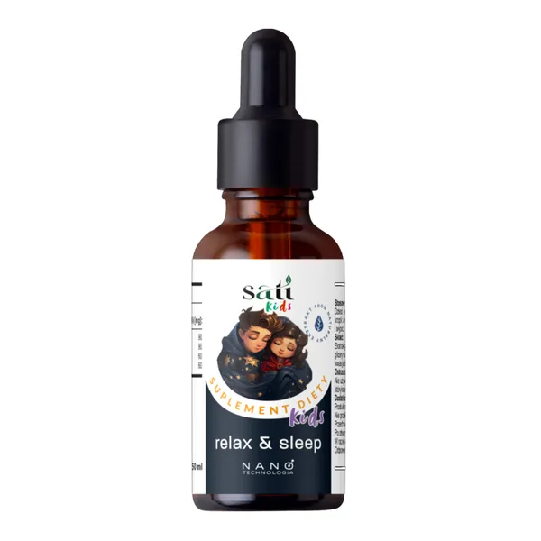 Добавка для детей SATI Labs Nano Kids Relaks & Sen, для спокойного сна, жидкость, 50 мл