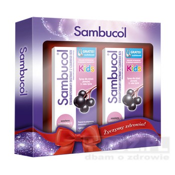 Sambucol Kids, syrop dla dzieci, powyżej 3 roku życia, 120 ml x 2 opakowania