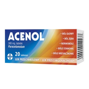 Acenol, 300 mg, tabletki, 20 szt.