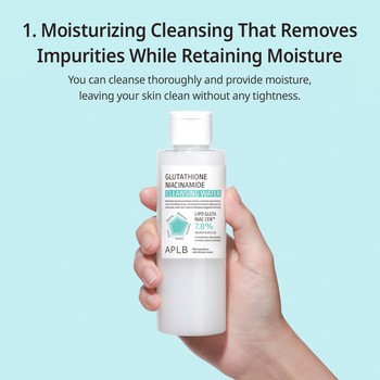 APLB Glutathione Niacinamide Cleansing Water, woda micelarna z gluatationem i niacynamidem, 160 ml