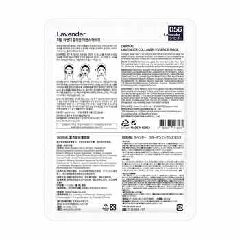 Dermal Lavender Collagen Essence Mask, Kolagenowa maska w płachcie z lawendą, 23 g
