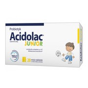 alt Acidolac Junior, misio-tabletki, smak białej czekolady, 20szt.