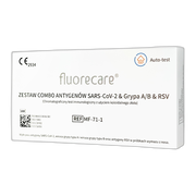 Test Fluorecare, zestaw combo antygenowy, SARS-CoV2&Grypa A/B&RSV, 1 szt.