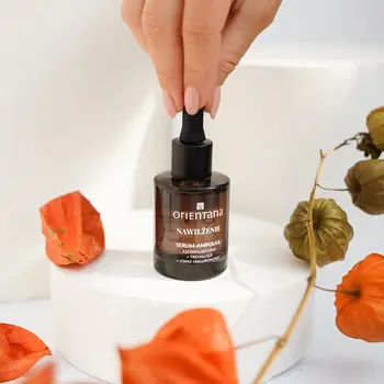 Orientana Ashwagandha, serum-ampułka nawilżenie, 30 ml