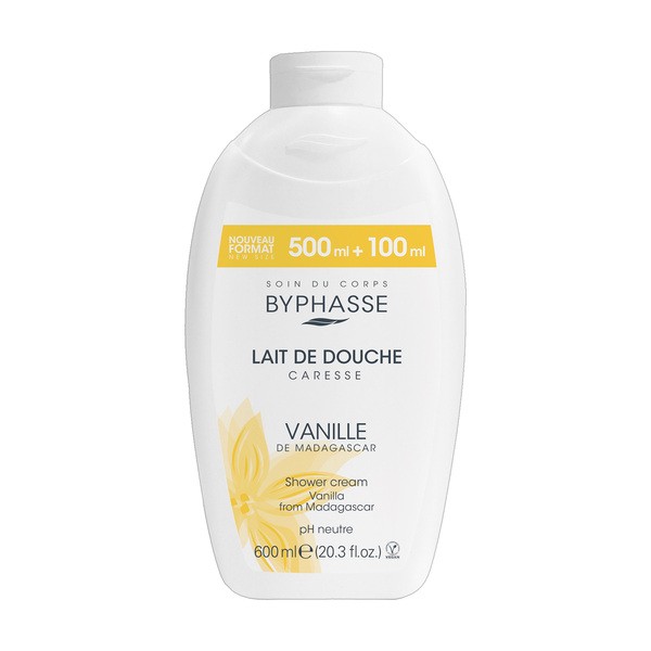 Byphasse Byphasse Caresse, krem pod prysznic z ekstraktem z wanilii, 600 ml — Inhaltsstoffe und Bewertung