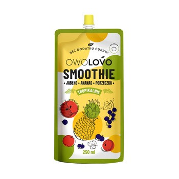 Owolovo Smoothie Jabłko-Ananas-Porzeczka, 250 ml