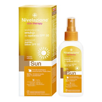 Nivelazione Skin Therapy Sun, wodoodporna emulsja do opalania, SPF 50, 150 ml