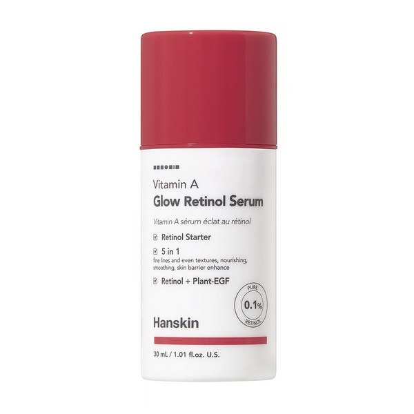 Hanskin Hanskin Glow Retinol Serum Vitamin A, serum rozświetlające z retinolem i witaminą A, 30 ml