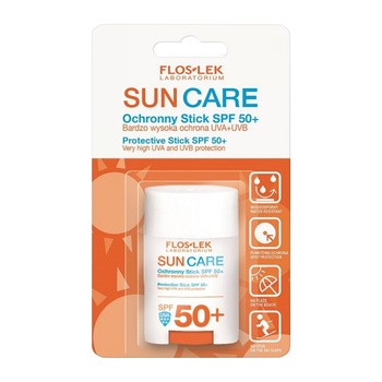 FlosLek Sun Care, ochronny stick SPF 50+, 16 g