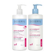 Zestaw Dexeryl, mleczko odżywcze, 500 ml + krem pod prysznic, 500 ml https://azcdn.doz.pl/image/d/product/a0e3c047-scale-180x180.png