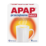 Apap Przeziębienie Max, proszek do sporządzania roztworu doustnego, saszetki, 8 szt.