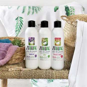 Zielko, Płyn do prania tkanin białych i jasnych, 1000 ml