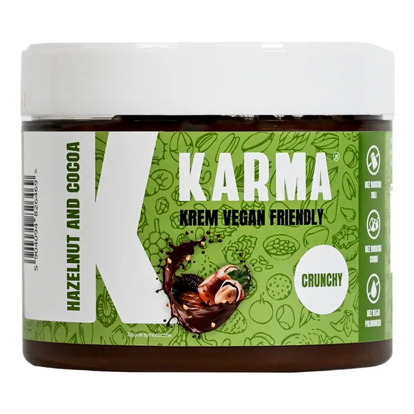 Krem z orzechami laskowymi i kakao 250g [Karma] - Karma