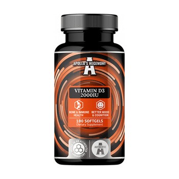 Apollo's Hegemony Vitamin D3 2000IU, kapsułki miękkie, 180 szt.