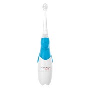 Seysso Kids Baby Penguin Ice Blue, szczoteczka soniczna, 0-3 lat, 1 szt.