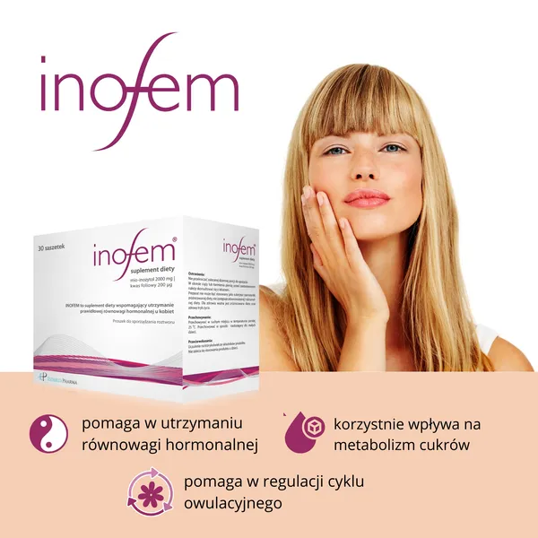 Инозитол Inofem, мио-инозитол 2000 мг и фолиевая кислота, порошок, 30 саше — фото 3
