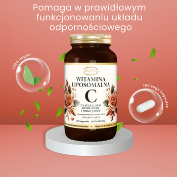 Asepta Witamina Liposomalna C, kapsułki twarde, 100 szt.