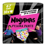 Pampers Ninjamas, pieluchomajtki dla dziewczynki, rozmiar 7 (4-7 lat), 10 szt. https://azcdn.doz.pl/image/d/product/0e98101b-scale-180x180.png