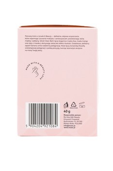 Moee Velvet Clean Balm, delikatne masełko do demakijażu, 40 g