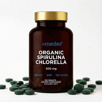 Medso Organic Spirulina Chlorella, tabletki, 120 szt.
