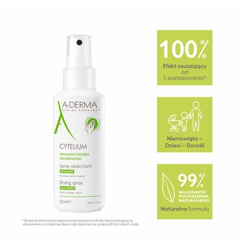 Aderma Cytelium, spray osuszający, 100  ml