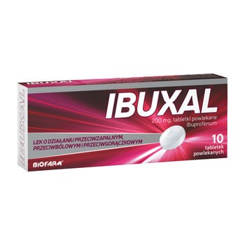 Ibuxal, 200 mg, tabletki powlekane, 10 szt.