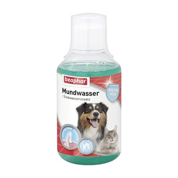Beaphar Mundwasser, płyn do pielęgnacji jamy ustnej i zębów dla psów i kotów, 250 ml