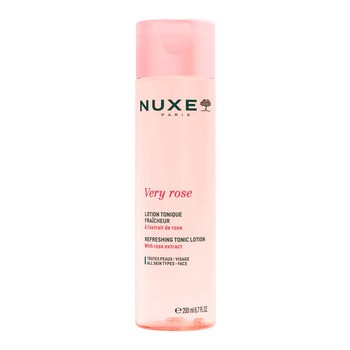 Nuxe Very Rose, tonik odświeżający do twarzy, 200 ml