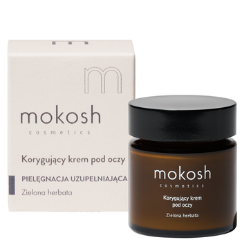 Mokosh, korygujący krem pod oczy, zielona herbata, 30 ml