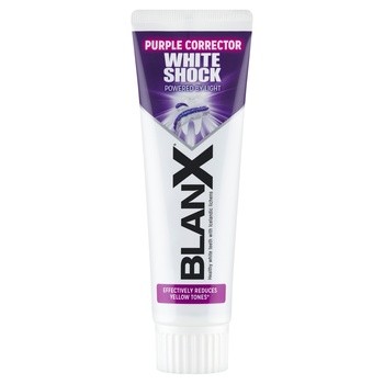 BlanX White Shock Purple Corrector, wybielająca pasta do zębów, 75 ml