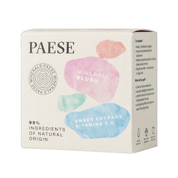 Paese Minerals, mineralny róż sypki, 300W Peach, 6 g
