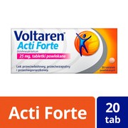 Voltaren Acti Forte, 25 mg, tabletki powlekane, 20 szt.