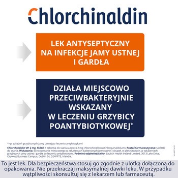 Chlorchinaldin  VP, 2 mg, tabletki do ssania, 40 szt.