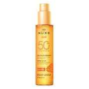 Nuxe Sun, olejek do opalania twarzy i ciała SPF 50, 150 ml https://azcdn.doz.pl/image/d/product/ae297315-scale-180x180.png
