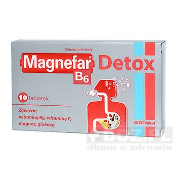 Magnefar B6 Detox, tabletki, 10 szt.