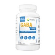 Wish GABA 750 mg Kwas gamma-aminomasłowy, kapsułki, 120 szt.