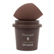 Donegal Chocolate Sponge, gąbka do makijażu + etui, 1 szt.