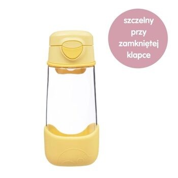 B.box Butelka na wodę, bidon z ustnikiem dla dziecka tritanowy, Ocean Breeze, 12 m+, 450 ml