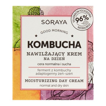 Soraya Good Morning Kombucha, nawilżający krem na dzień, 75 ml