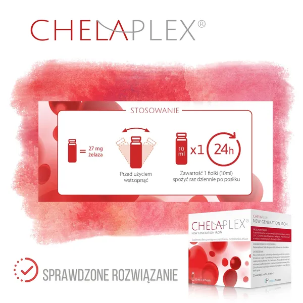 Железо Chelaplex 27 мг, бисглицинат, 20 флаконов по 10 мл — фото 5